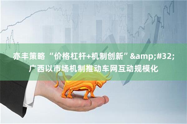 亦丰策略 “价格杠杆+机制创新”&#32;广西以市场机制推动车网互动规模化