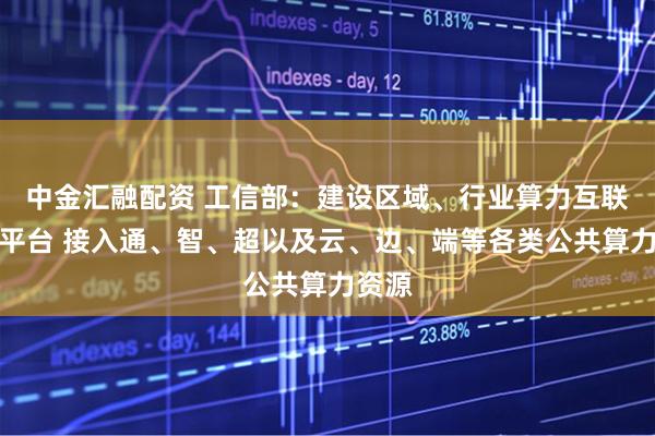 中金汇融配资 工信部：建设区域、行业算力互联互通平台 接入通、智、超以及云、边、端等各类公共算力资源