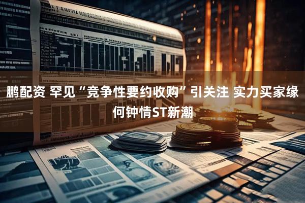 鹏配资 罕见“竞争性要约收购”引关注 实力买家缘何钟情ST新潮